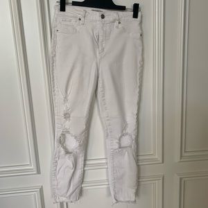 Abercrombie & Fitch white jeans